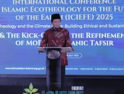 ICIEFE 2025: Menteri Agama Ajak Jaga Alam, Bukan Eksploitasi