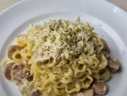 Resep Mi Instan Carbonara: Pasta Lezat Anti Ribet, Siap Dalam 10 Menit